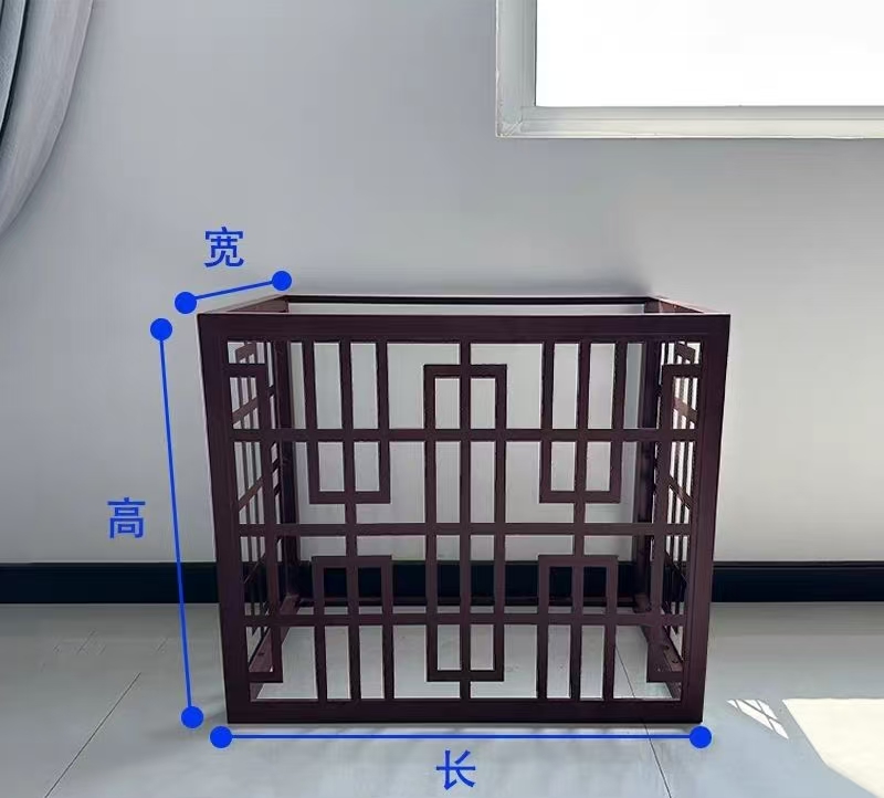 莱芜市冲孔雕花铝单板镀锌铁板空调罩 - 方案